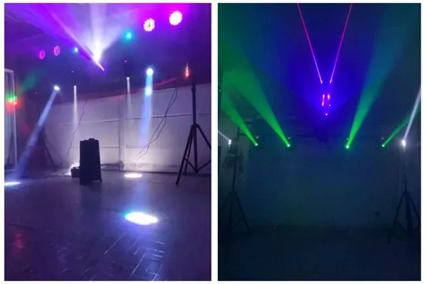 arriendo de luces para fiesta matrimonio